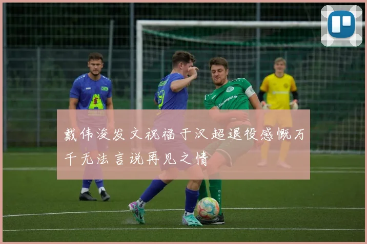 戴伟浚发文祝福于汉超退役感慨万千无法言说再见之情